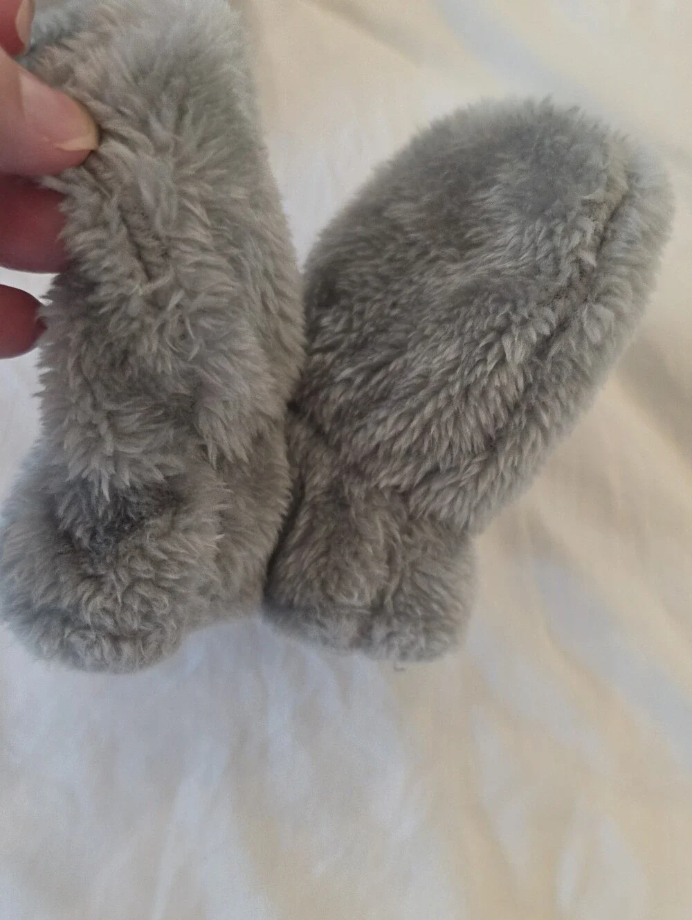 Magnetic Me Minky Easy Close Cap And Mittens Set In Storm 0-6 Months